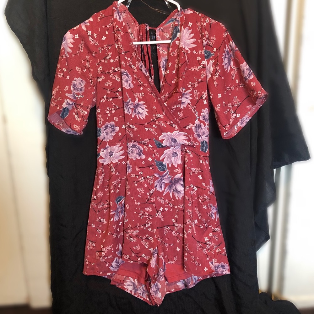 Charlotte Russe Floral Romper